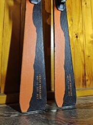 LYŽE STEINBOCK KLOSTERS ORANGE LIMITED EDITION --SWISS MADE-- 176CM 